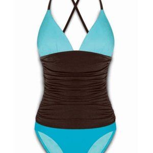 New Spanx $178 Swimsuit Bathing Suit Size 14